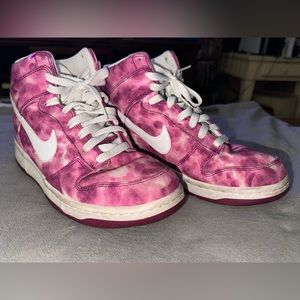 Nike Dunk High Pink Tie Dye